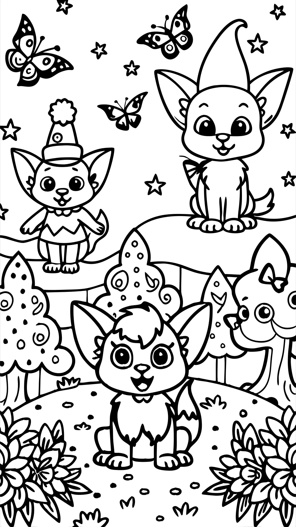 coloriages de animaux de compagnie elfe